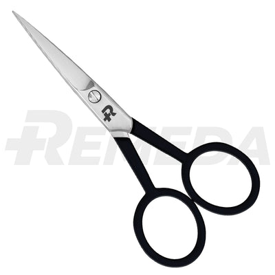 REMEDA Eyebrow Grooming Scissors Black and Pink Colours